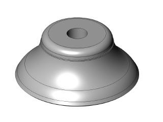 [NR-55 N004] VACUUM CUP FGA 6 mm – FGA 6 1.5 Bellows Suction pads